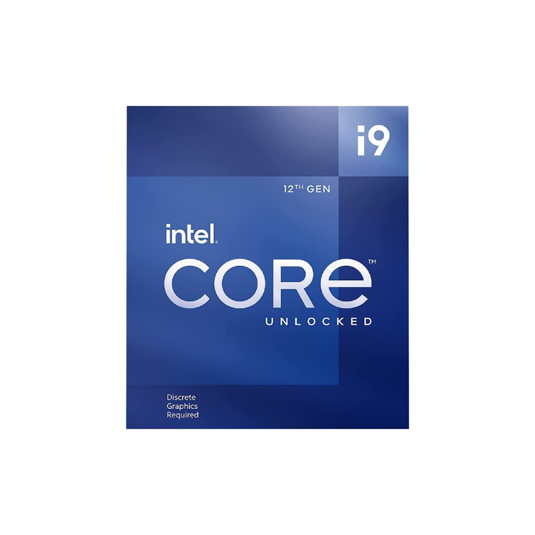 Intel Core i9 processor packaging on a white background