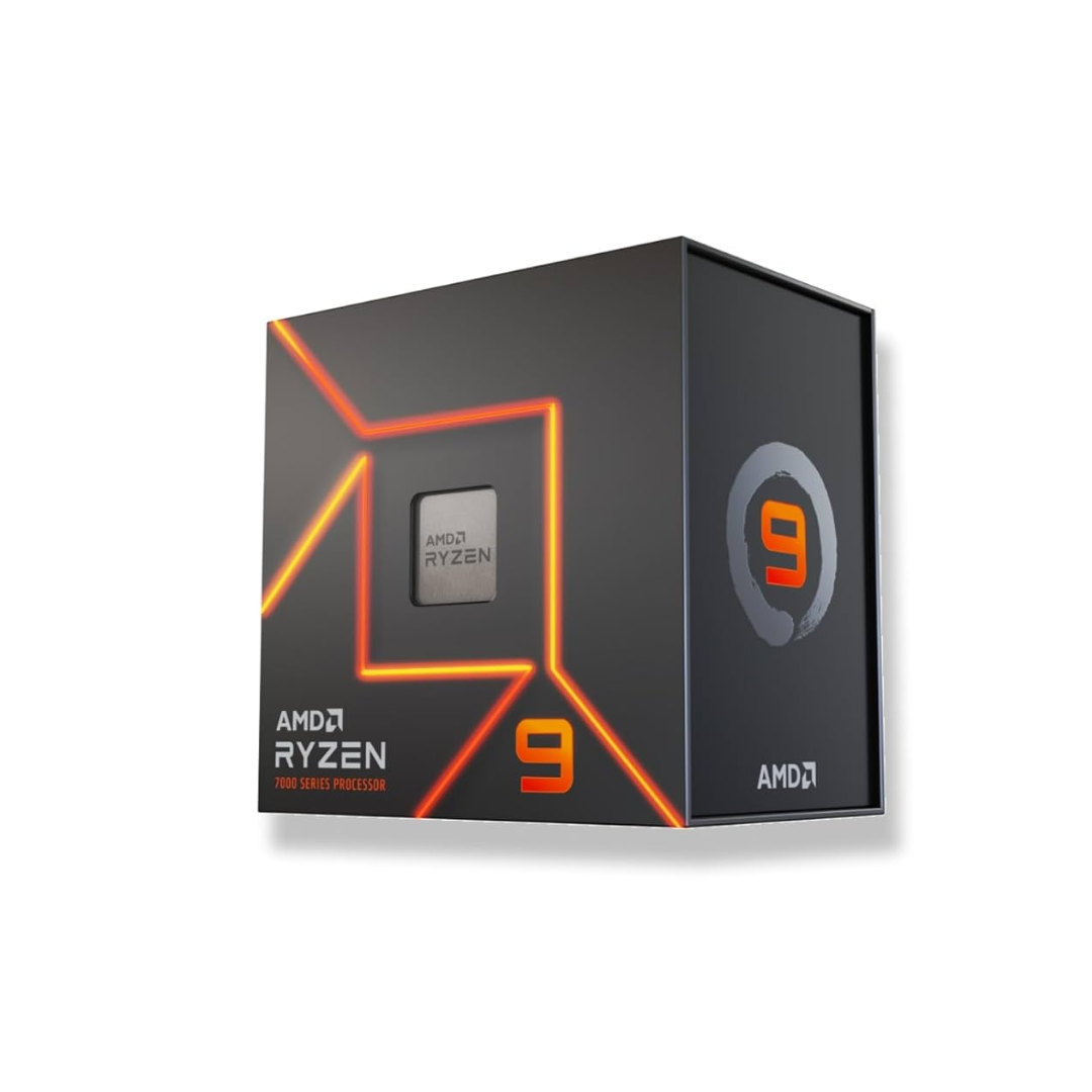 AMD Ryzen 9 7950X 4.5 GHz AM5 Processor, 16 Cores & 32 Threads, 80MB Cache, 5.7 GHz Max Boost, DDR5 Memory Support, PCIe 5.0 | 100-100000514WOF