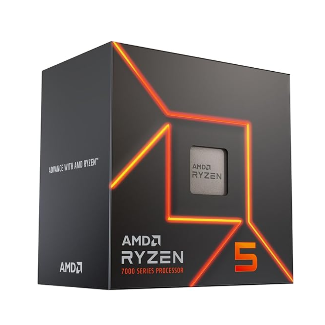 AMD Ryzen 5 7500F 3.7GHz AM5 CPU, 6C/12T, No Graphics, 16MB Cache, DDR5, 256GB Max | 100-100001252BOX