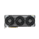 Graphics card with three fans on a white background