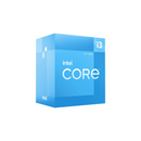 Intel Core i3 processor packaging on a white background