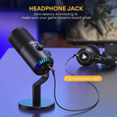 Maono DM30 programmable USB condenser microphone black with RGB lighting