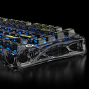 GravaStar Mercury K1 Lite - Transparent Black Gaming Keyboard