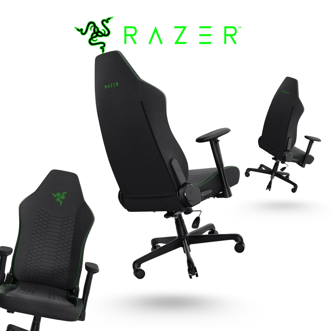 Razer Iskur V2 X Multi-layered Fabric Gaming Chair - Black | RZ38-05310100-R3G1